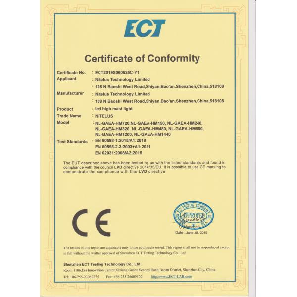 BISPARK GROUP LIMITED Сертификации