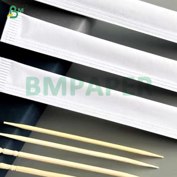 Biodegradable 24gsm 28gsm  Straw / Toothpick Wrapping Paper Roll 5000 - 6000m 
