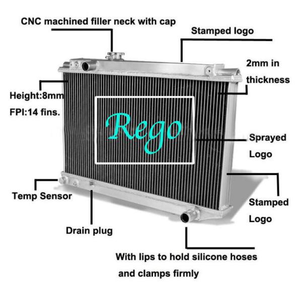 Toyota Corolla Ae101 Manual Aluminum Car Radiators Premature Engine Failure Prevention
