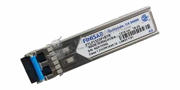 front-top-ftlf1323p1btr-datasheet Finisar Optical Multimode SFP Transceiver FTLF1323P1BTR 155Mbps 1310nm 15km