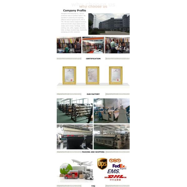 Многоразовая ткань кожи ПУ, черная кожаная стойкость ткани драпирования длинная