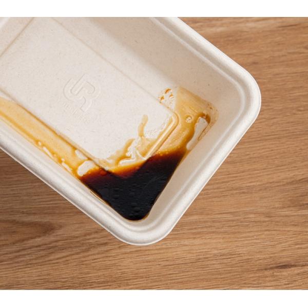 Устранимый обед Biodegradable принимает отсутствующий контейнер пакета еды