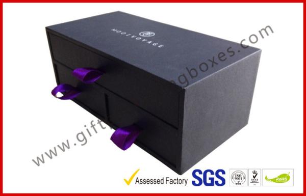 Embossed Stylish Jewelry Apparel Gift Boxes , Rigid Gift Boxes with Lids