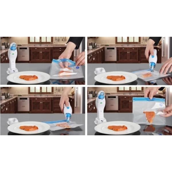 Disposable Transparent Vacuum Sealer Food Storage Plastic Packaging Roll Bag for Food Sealed, Textured Food Freshness St