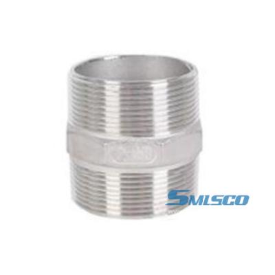 316 304 fundición hexadecimal pezón clase 150 BSP roscado para tuberías