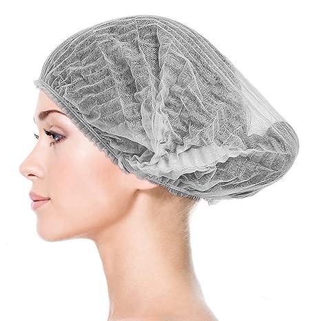 Bouffant Caps Disposable Shower Cap Custom Hotel Amenity Bath Spa Hair Cap Waterproof Disposable White Head Cap