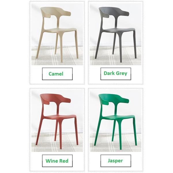 Windsor Restaurant plastic dining chair personality creative leisure chair office meeting discussion chair