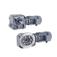 Flange Mounted Helical Worm Gearmotor S Series For Food Packing Machine