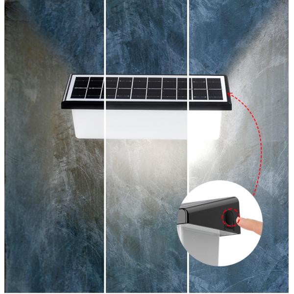 Villa Hotel Outdoor Garden Solar LED Wall Light with Motion Sensor and Remote Control