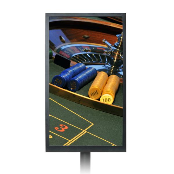 Display LCD de dois lados de 27' de alto brilho com sistema de montagem