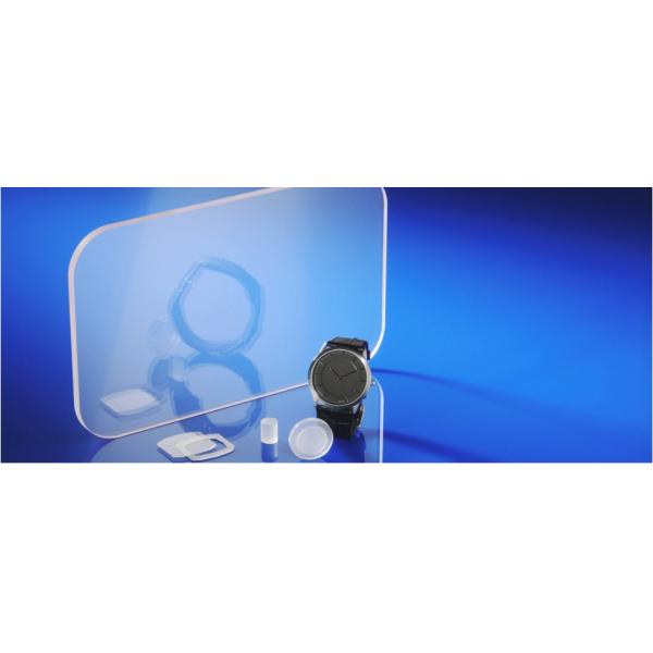 Al2O3 Sapphire Crystal Glass A - Axis Orientation For Phone Cover Protective Glass Film