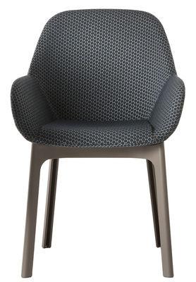 Clap Padded armchair / Clap Padded armchair - Fabric & plastic legs - Kartell