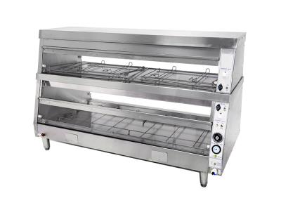 DBG-1200 DBG-1600 DBG-2000 Vitrine de chauffage à 220 V horizontale de deuxième couche