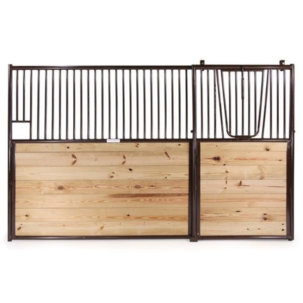 Wood Material Horse Stall Fronts Customized Front Panel Hardwood Horse Stable
