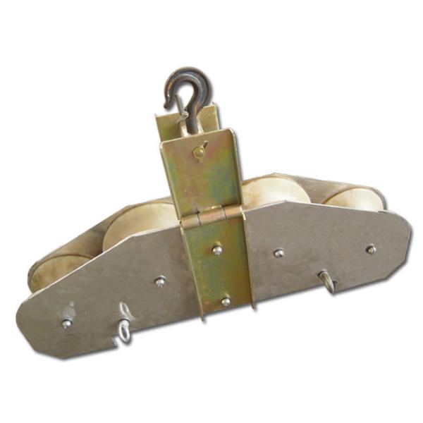 Блок шкива веревочки провода кабеля колеса 4 нейлонов, провод толщины 80мм вытягивая блоки