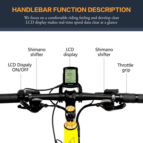 Folding 1000W Fat Folding Electric Bike 26 Inch 13AH Panasonic Battery
