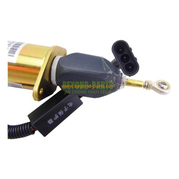 Válvula de solenoide 3935650 de Engine Stop Flanrout da máquina escavadora de Daewoo DH300-7 6CT