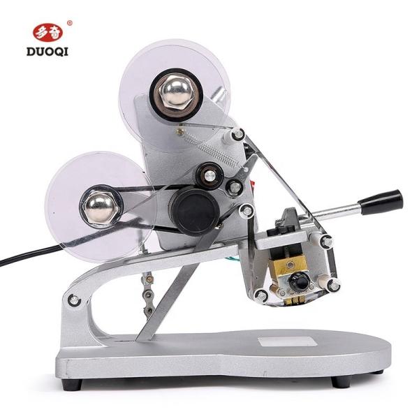 Máquina de codificación de fechas de estampado en caliente DY-8 de operación manual de capacidad fácil a 2 líneas