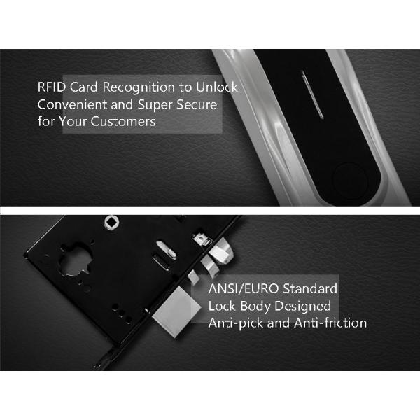 Замок входа умной гостиницы Кейлесс, замок парадного входа нержавеющей стали 304 электронный