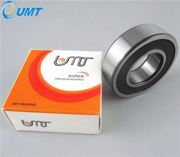 Automotive Transmission Deep Groove Ball Bearing , 6204-RS Deep Groove Bearing High Speed
