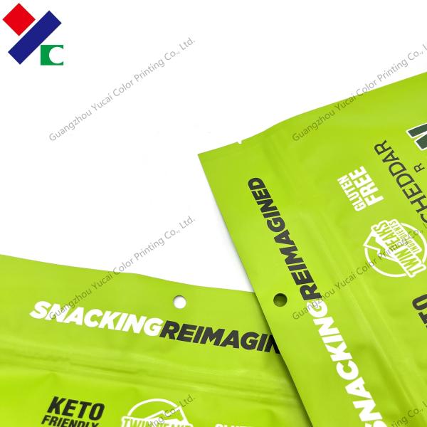 Dried Jackfruit Okra Stand Up Zipper Foil Pouch Food Packaging 100g