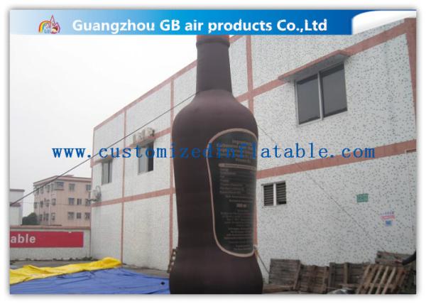 Inflatable Advertising Signs 6m , Inflatable Alcohol Bottles For Wine Promotiom Festival
