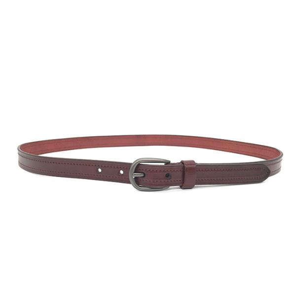 Casual Pin Buckle 23mm Women Cowhide Leather Belt