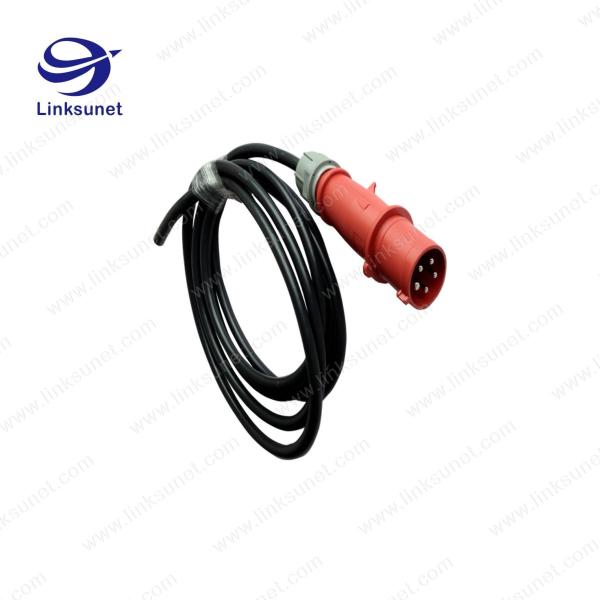 MENNEKES 3501 red or blue pa66 connector AND IGUS CABLE wire harness for Industrial robot