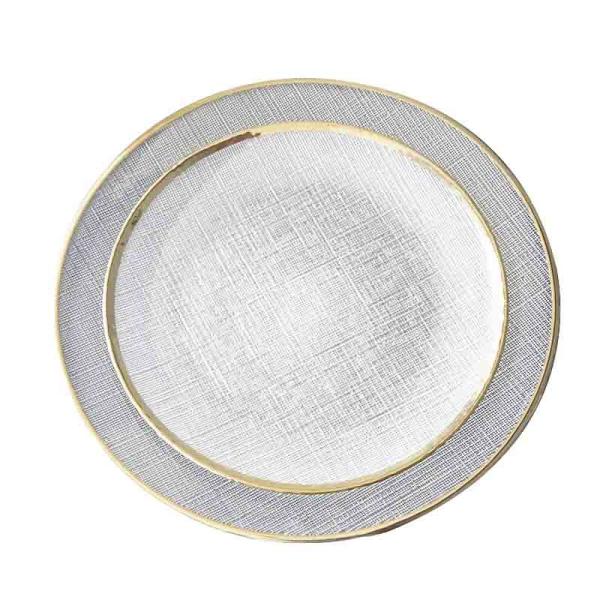 Bulk Glass Charger Plates for Hotels & Event Planners – Custom Branding, Fast Shipping