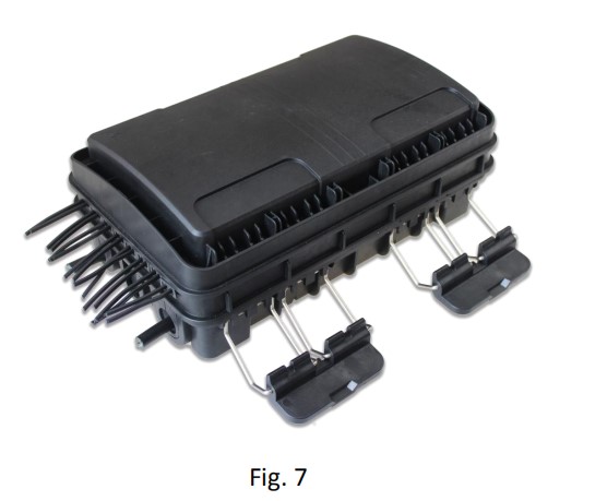 Коробка распределения Splitter волокна PLC IP65 1x8 LGX