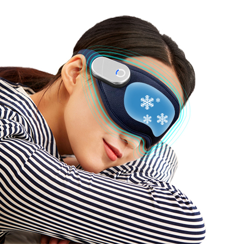 OEM ODM Vibration Eye Massage Equipment Electric Smart Eye Massager with Heating and Cooling