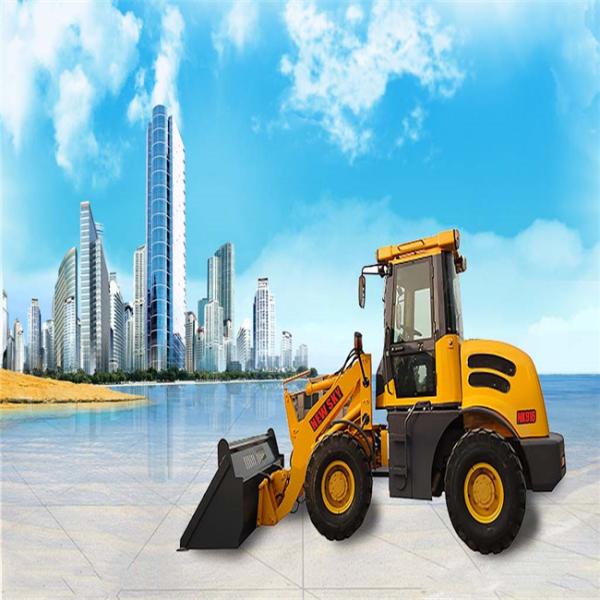 Baixa taxa de falhas 1600kg Front End Mini Wheel Loader
