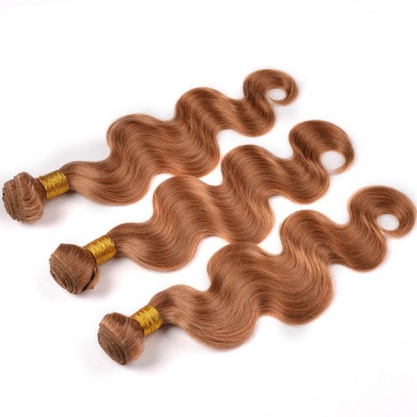 A cor 100% de Brown da onda do corpo do Weave do cabelo de Ombre do Virgin livra o transporte