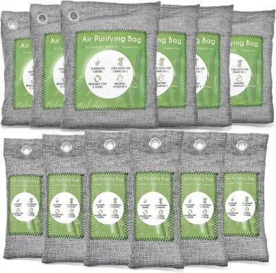 Activated Bamboo Charcoal Air Purifying Bag for Home Office Bedroom Lobby Hotel Solid