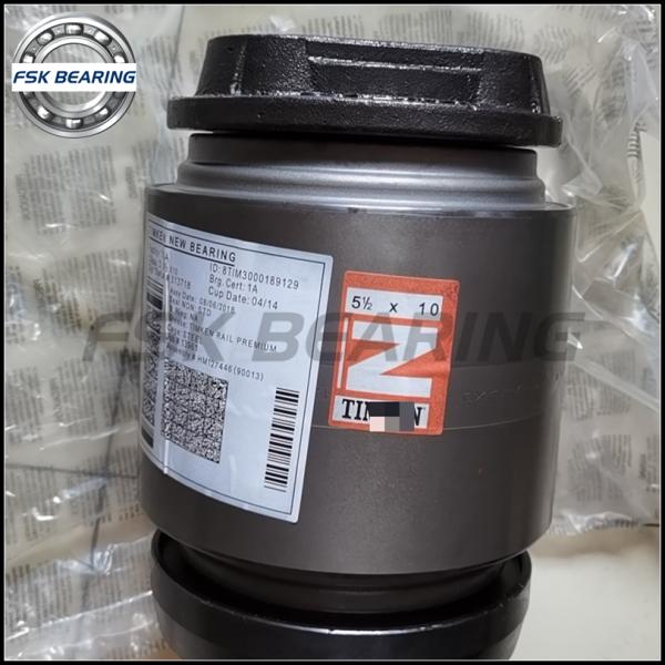 China FSK HM124646-90078 Train Bearing Unit 119.06*195.26*142.87mm Double Row Tapered Roller Bearing