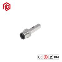 IP67 homem fêmea circular M12 2 conector impermeável do fio do cabo circular do diodo emissor de luz de 3 4 5 6 8 Pin Front Panel Mount