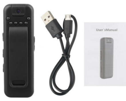 Body Cam Rotating Camera HD Video Voice Recorder DV Camera Mini Clip Recorder
