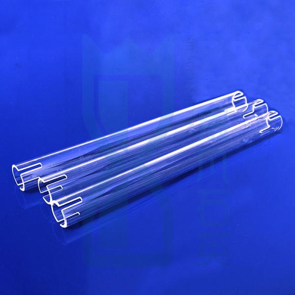 High Temperature Resistant Furnace Factory Custom Fused Quartz Heating Tube Quartz Glass Tube