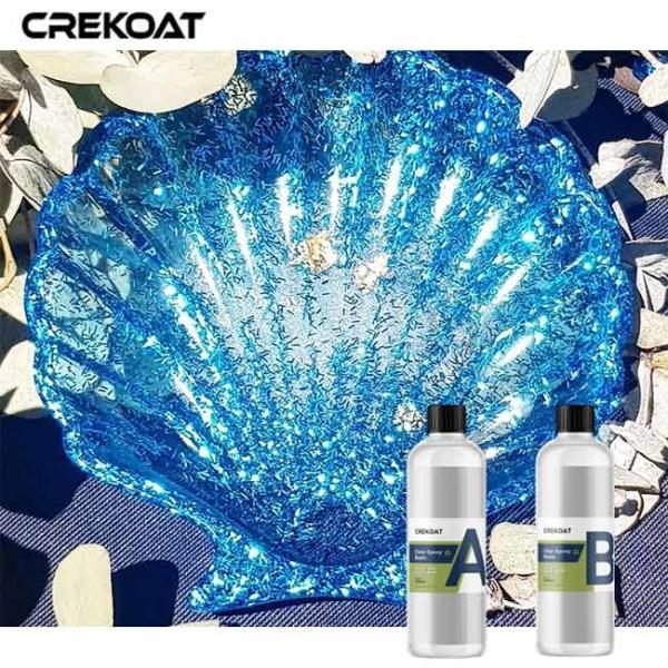 Эпоксидная смола низкого 1:1 запаха ясная совместимая с пигментами порошка жемчуга