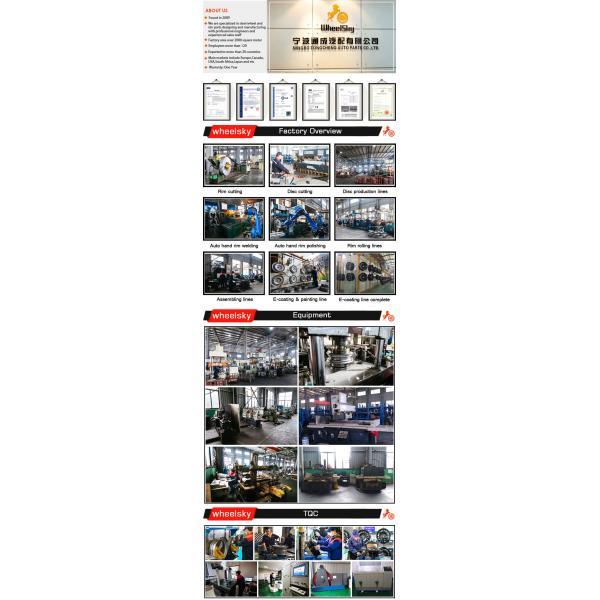 Изготовленная на заказ сталь трейлера Chrome дирекционная катит 15 дюймов 4x4