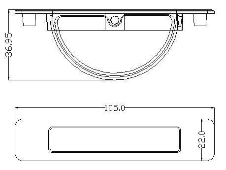 Cupboard Nylon Brushed Furniture Pulls With Electroplated Thick Lacquer