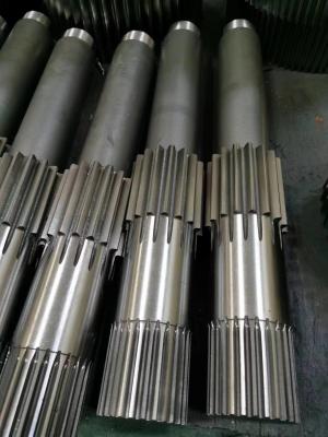 Alloy Steel Transmission Gear Shaft And Involute Spline Shaft AISI 8620 420mm