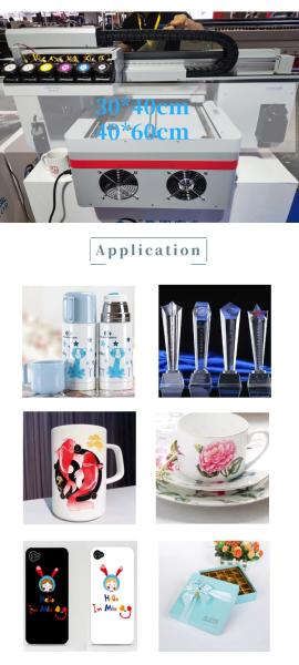 4060 A2 UV Flatbed Printer Digital Inkjet Printer for Wood Metal Glass High Precision UV Curing Printing Machine
