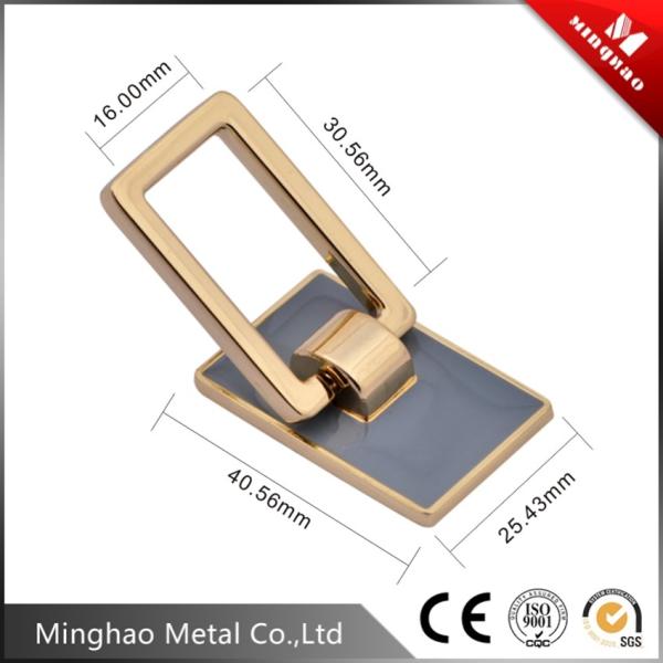 Hot sale metal 16*30.56mm Light gold sqare buckle for Hardware parts