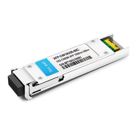 Brocade CWDM-XFP-1550-80 Compatible 10G CWDM XFP 1550nm 80km LC SMF DDM Transceiver Module