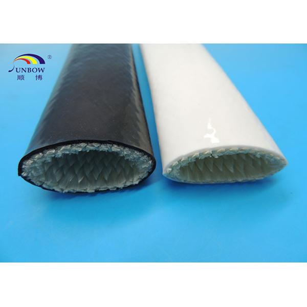 Fire Protection Fiberglass Heat Resistant Wire Sleeve For Steel Plants / Smelters