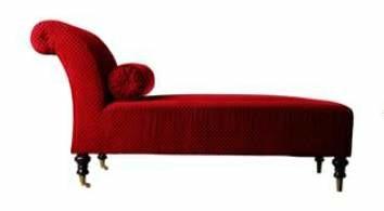 Brightly Color  Fabric Upholstered Chaise Lounge Wooden Bench Seat With Hardwood