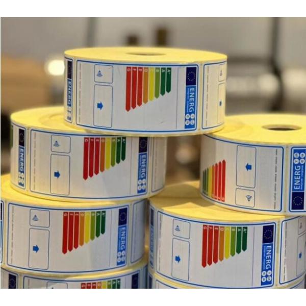 Red Green Blue Yellow Orange Thermal Paper Label Sticker DT Thermal Label