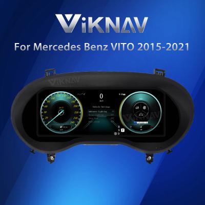 VIKNAV Digital Cluster Car SpeedoMeter Para Mercedes Benz VITO 2015-2021