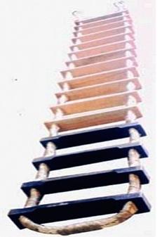 Water Saving Ship Escape Rope Ladder with Certificate Fast Delivery Factory Hot Sale